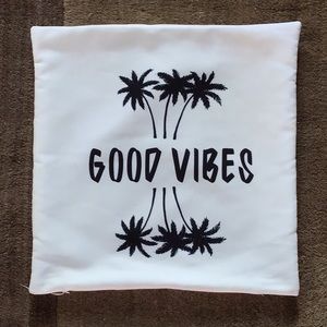 Decorative pillow case for accent pillow.